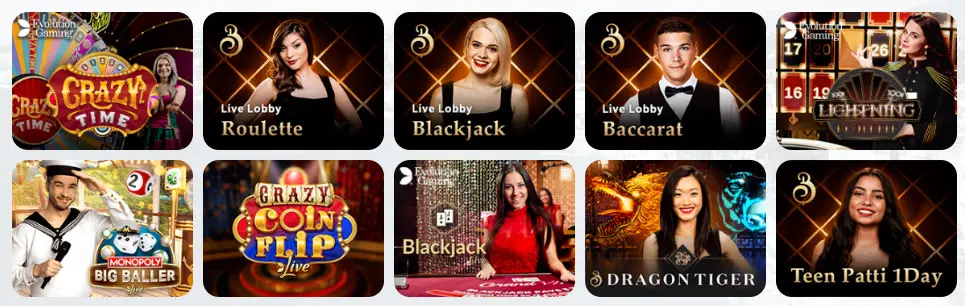Giochi da casinò live SlotsPalace Casino