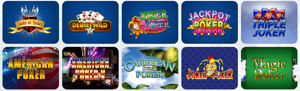 Video Poker SLOTSPALACE CASINO