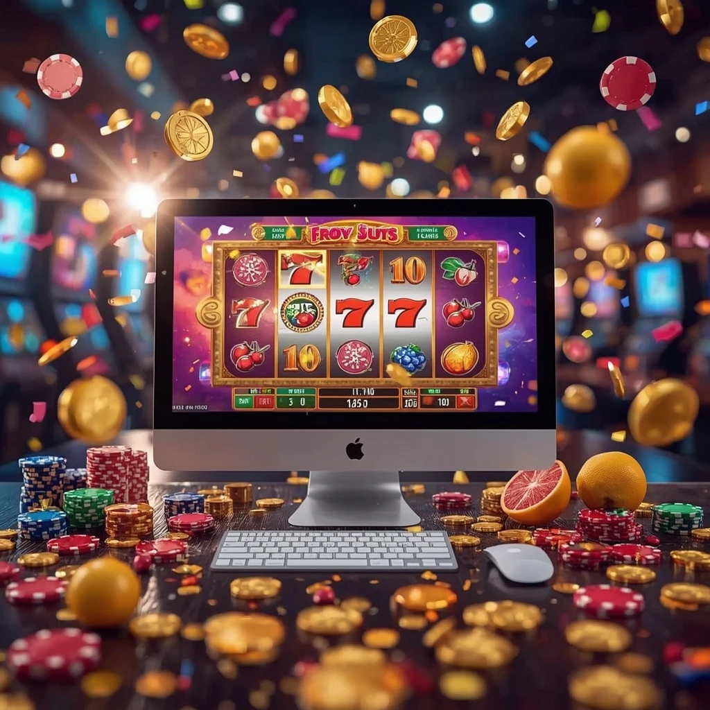 Slot machine sullo schermo SLOTSPALACE CASINO